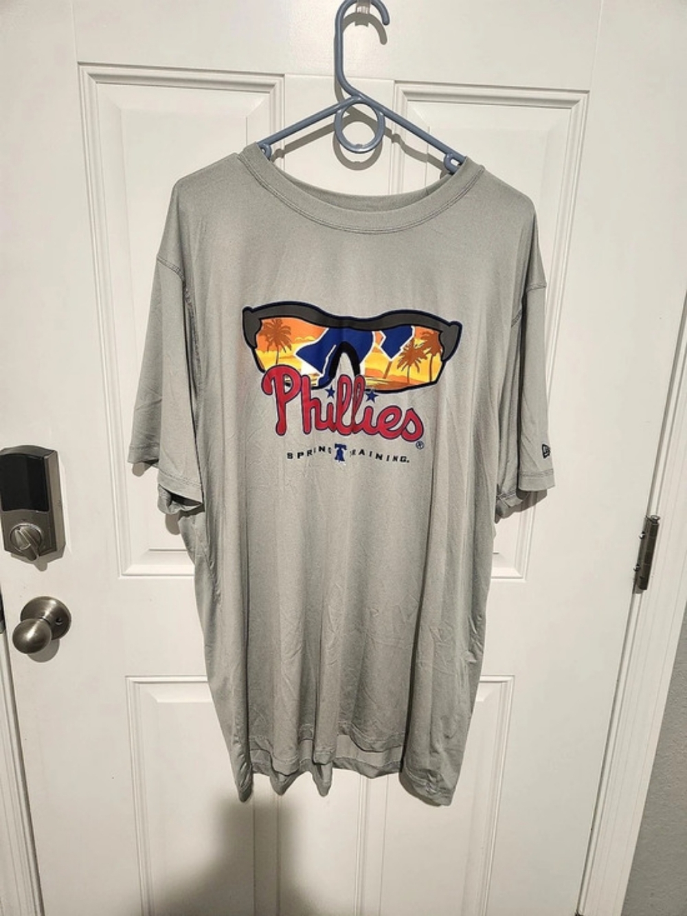 New Era Philadelphia Phillies Spring Training MLB Gray T-Shirt Men’s 2XL